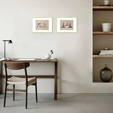 Frametory Gold Aluminum Frame 12x16 for Art Prints