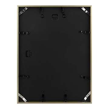 Frametory Gold Aluminum Frame 12x16 for Art Prints