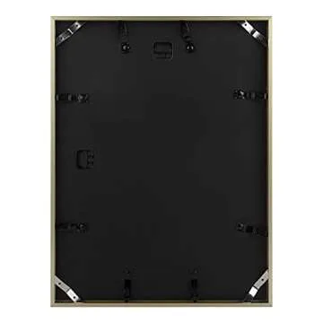 Frametory Gold Aluminum Frame 12x16 for Art Prints