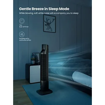 Uthfy Tower Fan with Remote Control | Bladeless Cooling Solution