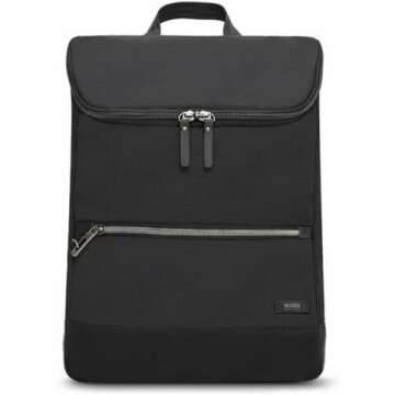 Solo New York Stealth Hybrid Backpack - Black Anti-Theft & RFID Protection