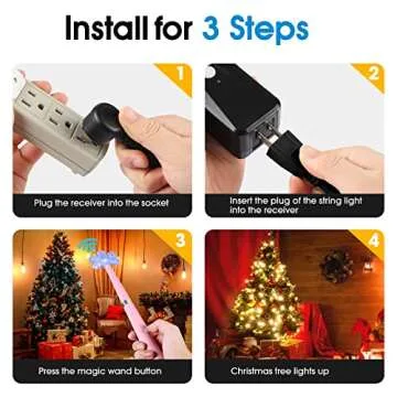 Magic Light Wand for Christmas: Easy Remote Control & Fun
