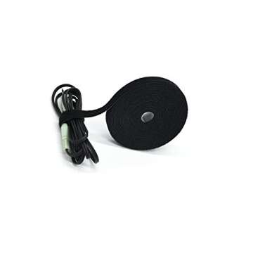 Patu Reusable Multi-Purpose Fastening Tape Cable Ties, 2 Rolls 5 Yards