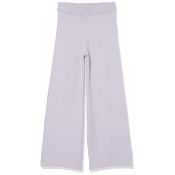 The Drop Women's Bernadette Cropped Sweater Pant in Dusty Purple