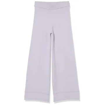 The Drop Women's Bernadette Cropped Sweater Pant in Dusty Purple
