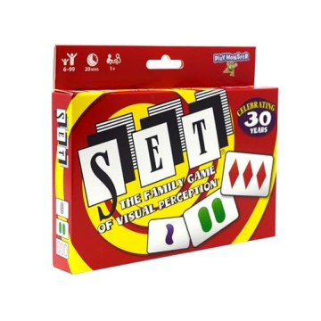 SET Enterprises SET - The Family Card Game of Visual Perception - Race to Find The Matches, For Ages...
