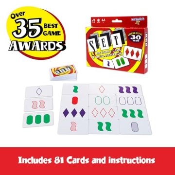SET Card Game - Fast-paced Family Fun for All Ages