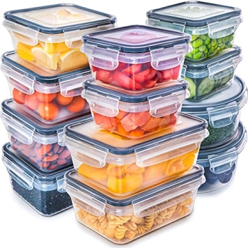 Fullstar 12 PCS BPA-Free Leakproof Food Storage Containers