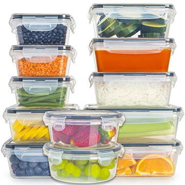 Fullstar 12 PCS BPA-Free Leakproof Food Storage Containers