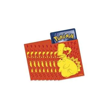 Pokemon Pikachu Gigamax Vmax - Card Sleeves - Pack of 65 - Vivid Voltage Elite Trainer Box Exclusive