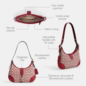 Coach Hamptons HOBO, Ruby Ivory