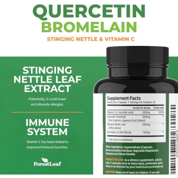 Quercetin with Bromelain 1350mg - Immune Support Supplement