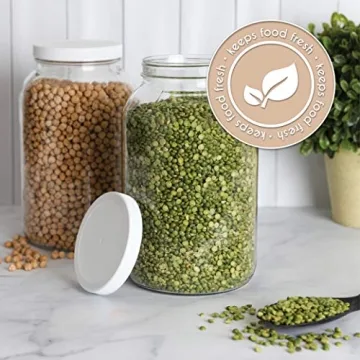 1 Gallon Mason Jars - Perfect for Fermenting & Canning