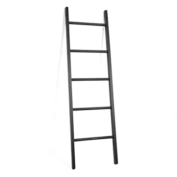Stylish Blanket Ladder for Living Room - Versatile Decor