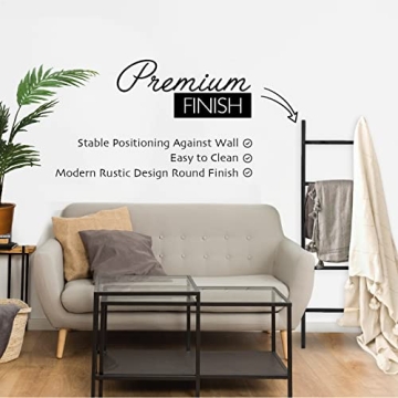 Stylish Blanket Ladder for Living Room - Versatile Decor