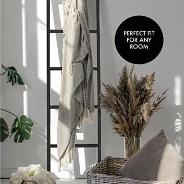 Stylish Blanket Ladder for Living Room - Versatile Decor