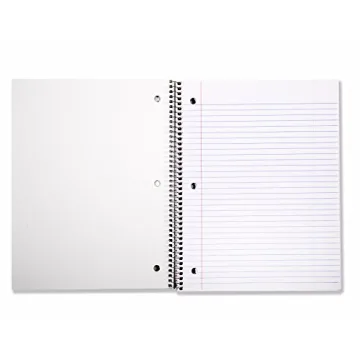 Amazon Basics College Ruled Spiral Notebooks 5-Pack Assorted Colors