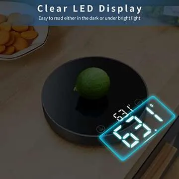 VOCOO Food Kitchen Scale - High Precision and Style