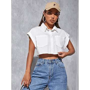 Stylish Verdusa Women's Crop Blouse for Every Occasion