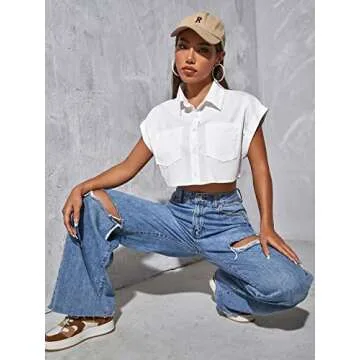 Stylish Verdusa Women's Crop Blouse for Every Occasion