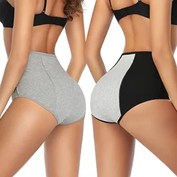 OLIKEME Comfortable Cotton Panties for Women and Teens