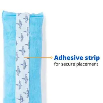 Medline Deluxe Perineal Cold Packs with Adhesive Strip, 4.5" x 14.25", Pack of 24, Ideal for Postpartum Perineal Care