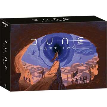 Dune: Part Two Limited Double SteelBook Collector's Edition, 4K Ultra HD + Blu-ray, Region Free, Lim...