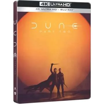 Dune: Part Two Limited Double SteelBook Collector's Edition, 4K Ultra HD + Blu-ray, Region Free, Limited 2,000 Copies