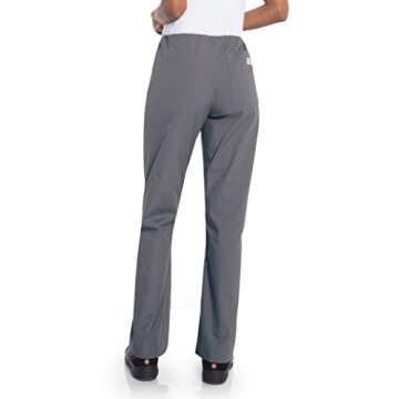 Stylish Urbane Women's Relaxed Drawstring Scrub Pant in Grey