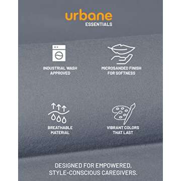 Stylish Urbane Women's Relaxed Drawstring Scrub Pant in Grey