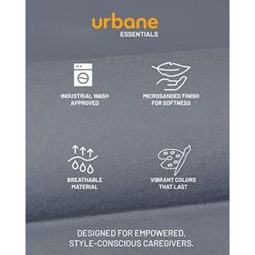 Stylish Urbane Women's Relaxed Drawstring Scrub Pant in Grey