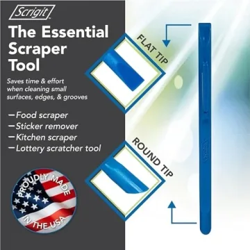 Scrigit No-Scratch Plastic Scraper Tool 2 Pack