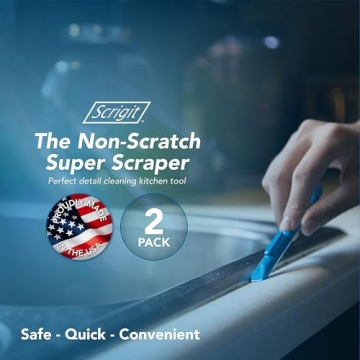 Scrigit No-Scratch Plastic Scraper Tool 2 Pack