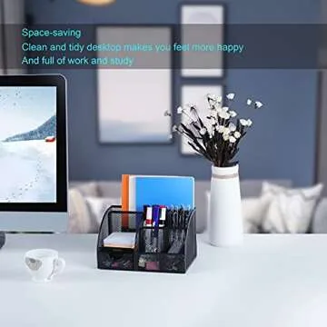 Beiz Desk Organizer Caddy with Versatile Storage Solutions