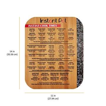 Instant Pot Official Cutting Board, 11x14, Bamboo