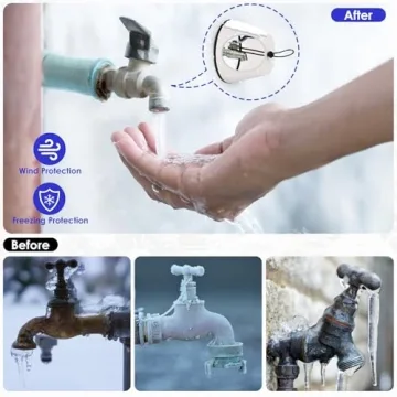 Winter Faucet Covers – 2 Pack Insulation