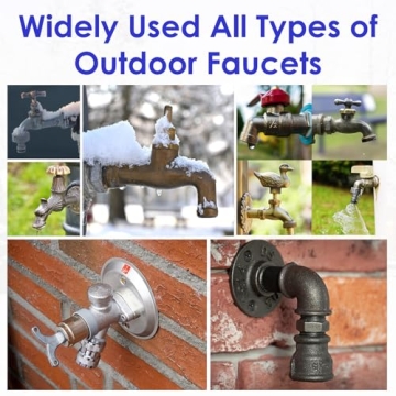 Winter Faucet Covers – 2 Pack Insulation