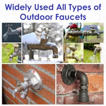 Winter Faucet Covers – 2 Pack Insulation