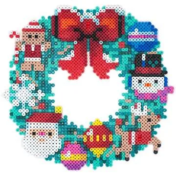 Perler 3D Holiday Wreath Craft Kit - Festive Fun Inside