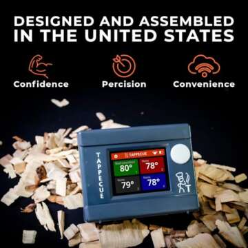 Tappecue AirProbe Deluxe Smart Wireless Meat Thermometer