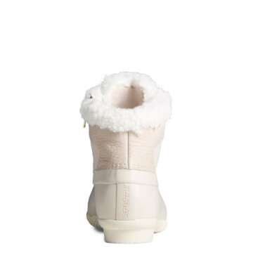 Sperry Ladies Footwear Women's Saltwater Alpine Leather Chelsea Boot, White, 8.5