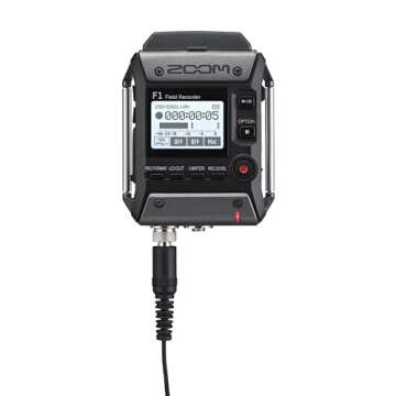 Zoom F1 Field Recorder Lavalier Package