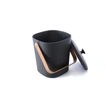 Bamboozle Eco-Friendly Kitchen Compost Bin – Sustainable Bamboo Fiber