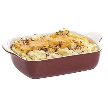Emile Henry 13" x 9" Large Baker in Rouge - Ideal for Casseroles
