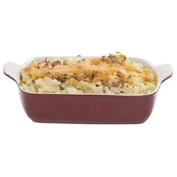 Emile Henry 13" x 9" Large Baker in Rouge - Ideal for Casseroles