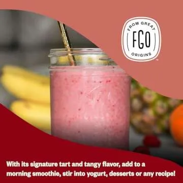 FGO Organic Freeze-Dried Camu Powder, From Brazil, 7oz, Packaging May Vary (Pack of 1)