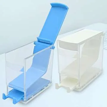 Hygienic 2 Pack Cotton Roll Dispenser with Organizer