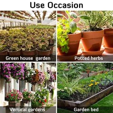 28 Pack Outdoor Plant Label, Large Waterproof Plastic Plant T-Type Tags, Durable Nursery Garden Markers, Perfect for Herbs, Flowers, Vegetable (Height 11.8'')