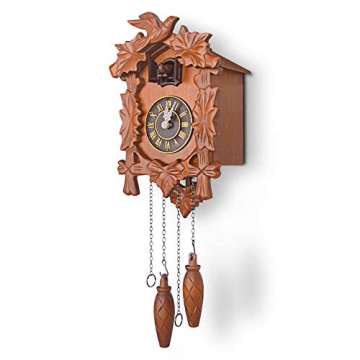 Kendal Handcrafted Wood Cuckoo Clock - Unique Home Decor