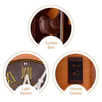 Kendal Handcrafted Cuckoo Clock in Premium Wood